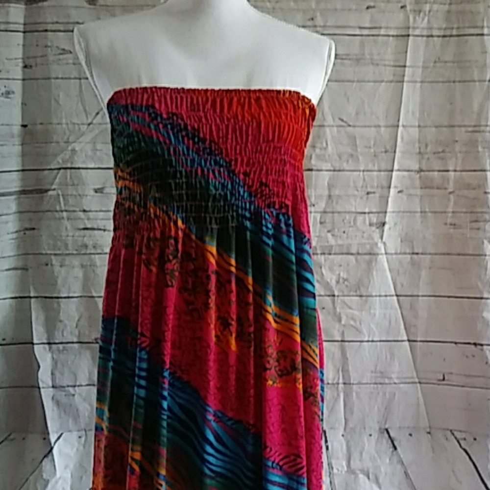 Dots Animal Print Maxi Dress 3x